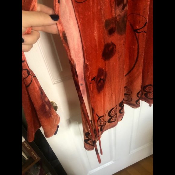 Trend Les Copains vintage designer velvet tunic - Picture 4 of 6